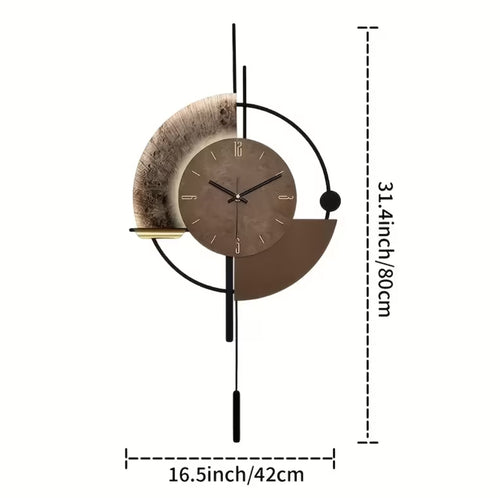 Wanduhr „Meridian” 60cm mit Pendel